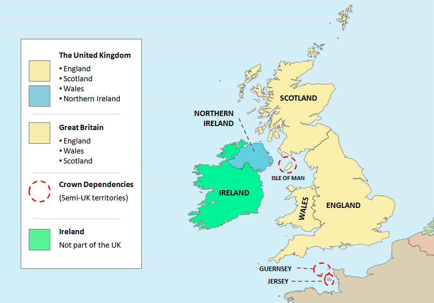 What is Britain vs the United Kingdom? | Maphover World Maps